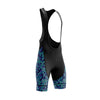 Blue Dots Cycling Bib Shorts