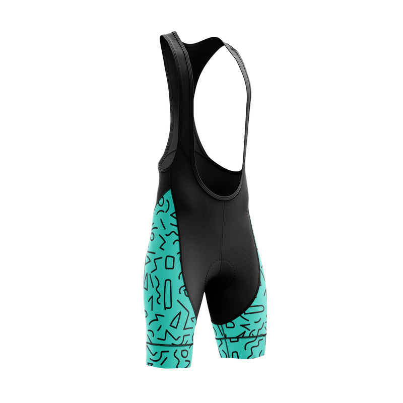 Men's Tile Figures Cycling Jersey or Bib Shorts