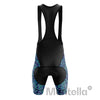 Blue Dots Cycling Bib Shorts