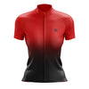 Women's Red Gradient Cycling Jersey or Shorts