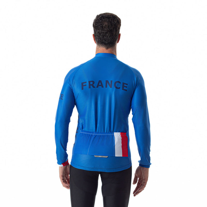 France Long Sleeve Cycling Jersey