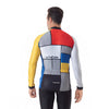 Heren Retro 1985 La Vie Claire heren met lange mouwen fietsjersey