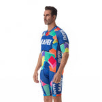 Retro Mapei Pro Team Cycling Jersey voor heren