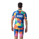 Retro Mapei Pro Team Cycling Jersey voor heren