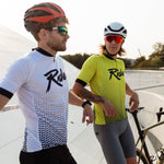 Men's White Ride Cycling Jersey or Bib Shorts