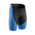 Men's Blue Gel Padded Cycling Shorts