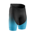 Men's Blue Gradient Gel Padded Cycling Shorts