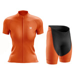 Women's Orange Cycling Jersey or Shorts