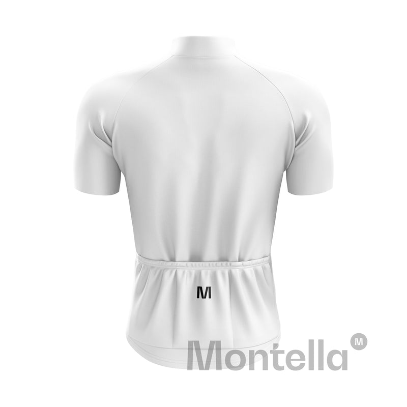 Men's White Cycling Jersey or Bib Shorts