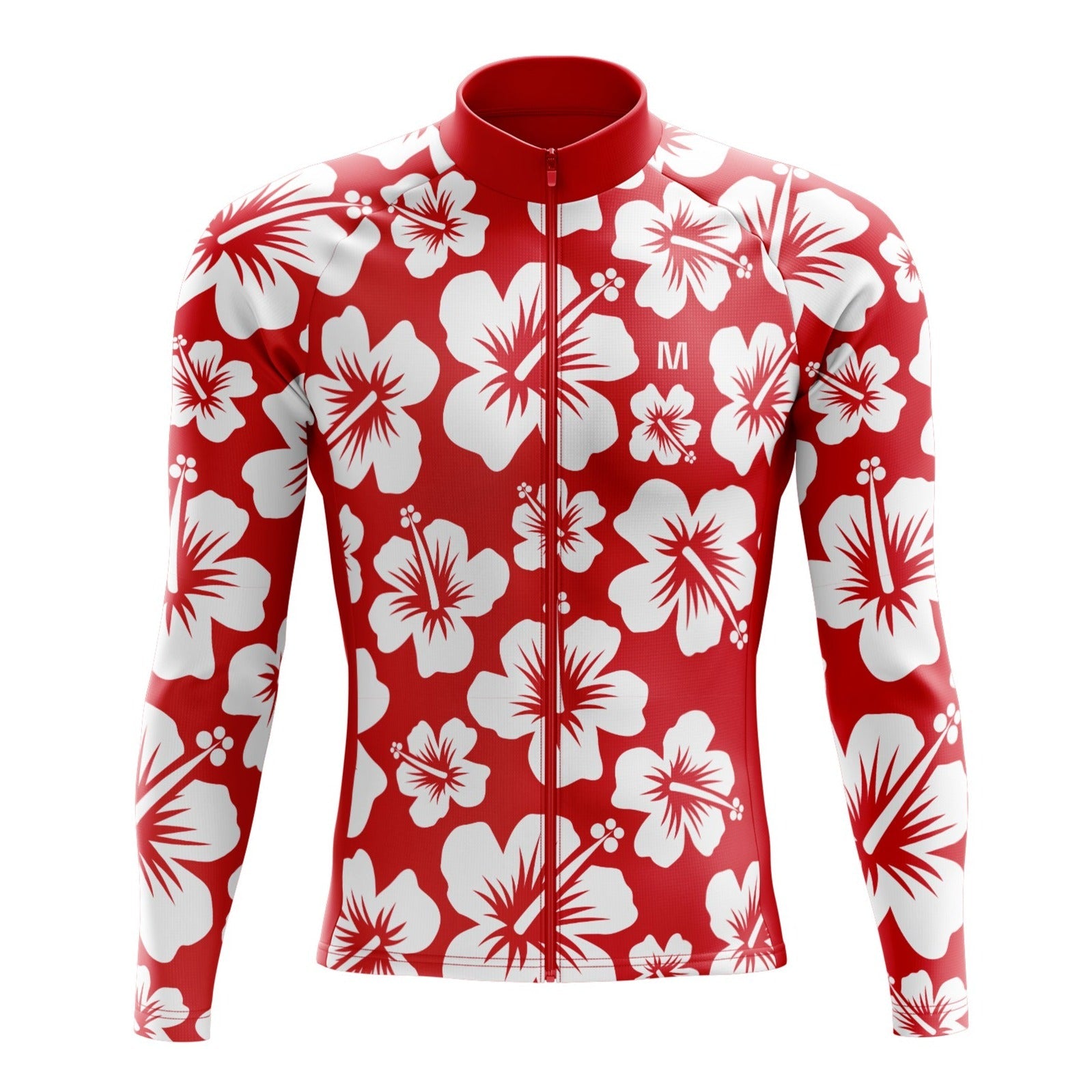 Men's Hibiscus flower Long Sleeve Cycling Jersey – Montella EU