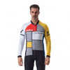 Men's Retro 1985 La Vie Claire Men's Long Sleeve Cycling Jersey Montella Cycling Long Sleeve