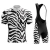 Men's White Animal Cycling Jersey or Bib Shorts