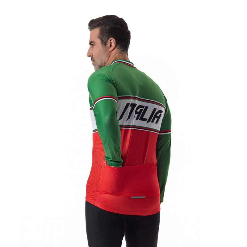 Montella Cycling Long Sleeve Italia Long Sleeve Cycling Jersey