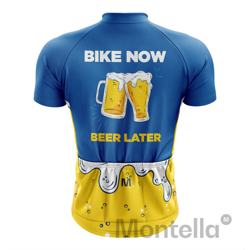 Jersey o pantalones cortos de ciclismo de cerveza para hombres