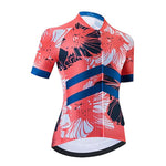 Women's Pink Floral Cycling Jersey or Shorts