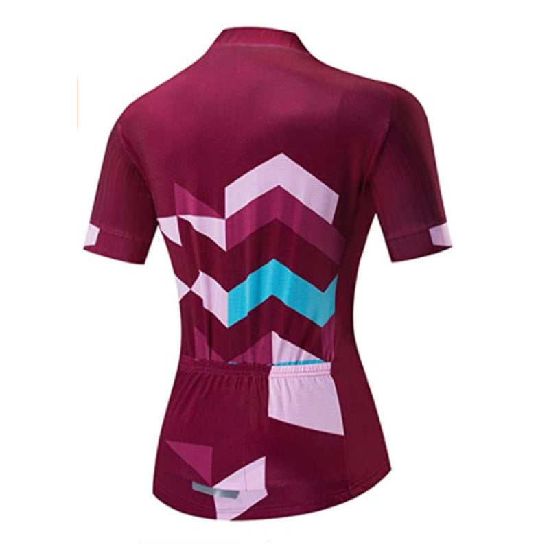 Women's Burgundy Cycling Jersey or Shorts