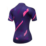 Maillot ou short de cyclisme violet pour femmes