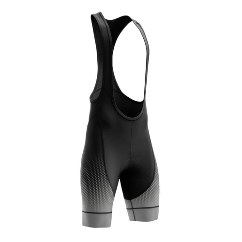 Montella Cycling Men's Grey Gradient Cycling Bib Shorts