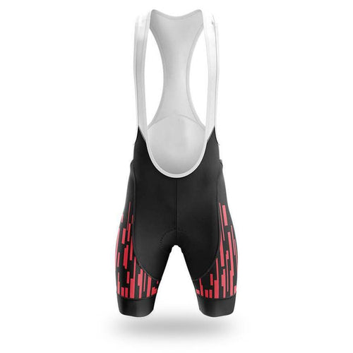 Montella Cycling Men's Red Lines Cycling Bib Shorts