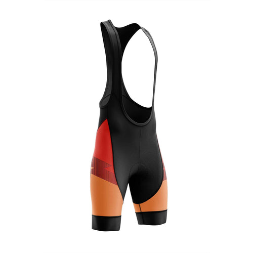 Montella Cycling Bibs Orange Side Cycling Bib Shorts