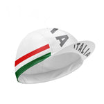 Montella Cycling Cycling Cap Italia White Cycling Cap