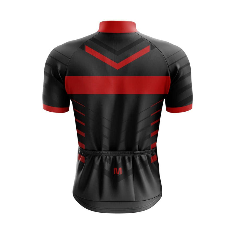 Black and red cycling jersey online