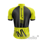 Montella Cycling Men's Yellow Logo Cycling Jersey