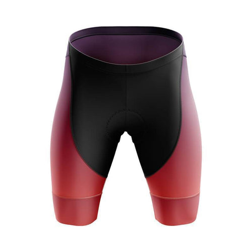 Montella Cycling Red Gradient Men's Gel Padded Cycling Shorts