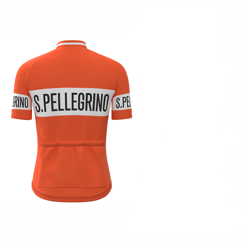 Men's San Pellegrino Retro Long Sleeve Cycling Jersey