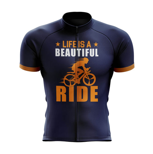 top-cycling-wear Men SS Jersey Beautiful Ride Cycling Jersey