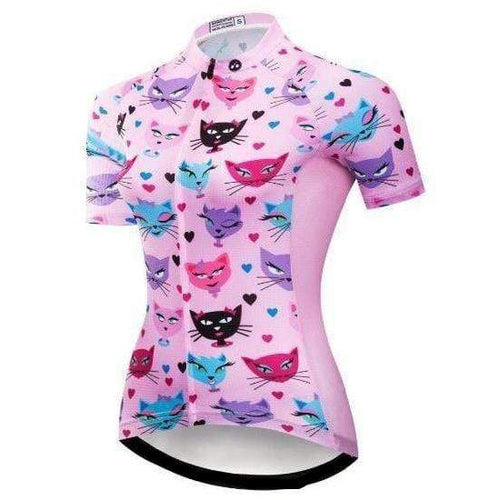 Montella Cycling Women's Cute Cats Cycling Jersey